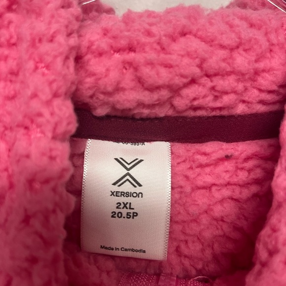 Girls Plus Zip Up Sherpa Jacket 20.5 - Picture 3 of 5